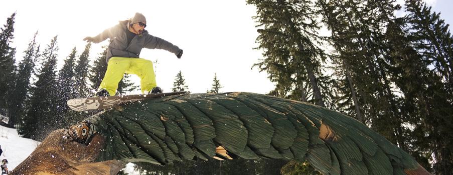 The stash, le snowpard écologique d'Avoriaz