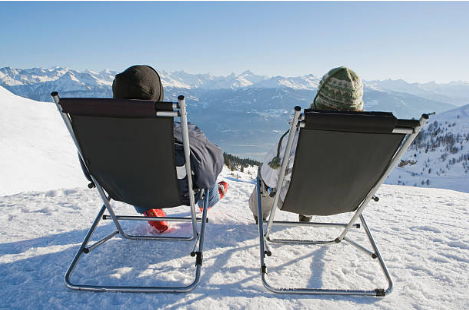 se détendre pendant les vacances au ski